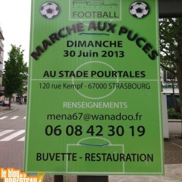 Marché aux puces organisé par ASL Robertsau Football