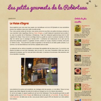 Les petits gourmets de la Robertsau, le blog qui porte bien son nom