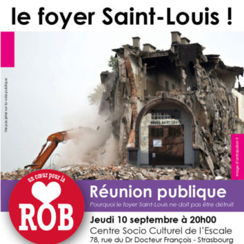 Foyer St Louis : l'ADIR et le collectif passent à l'action pour un projet alternatif