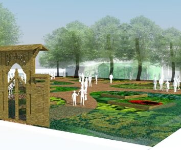 Un jardin participatif et culturel à l'entrée de la Robertsau.