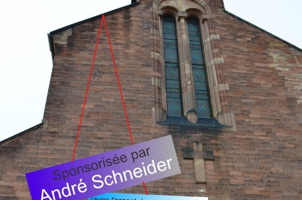 André Schneider sponsor officiel de la paroisse St Louis (avec votre argent !)