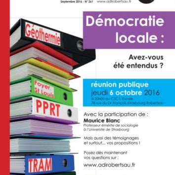L'Echo de la Robertsau 261 de l'ADIR