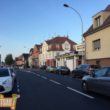 Route de la Wantzenau : toute belle, mais uniquement pour la voiture