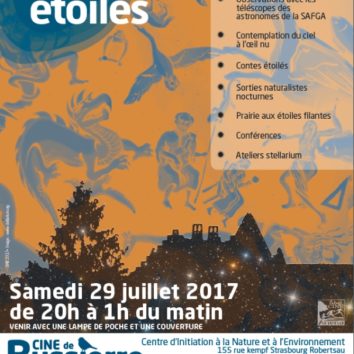 Nuit des étoiles au CINE de Bussierre