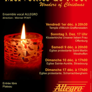 Concerts de Noël de l'ensemble Allegro