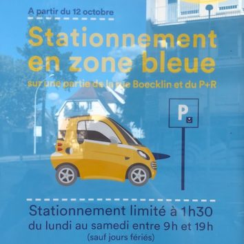 Zone bleue rue Boecklin : la carte des emplacements
