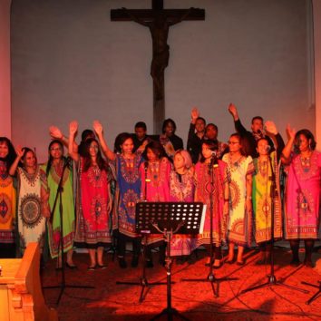 Concert des Gasy Gospel Singers à l'église Ste Bernadette