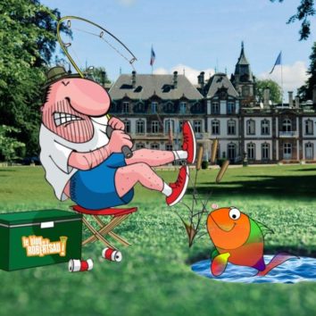 Golf dans le parc de Pourtalès : le poisson était au départ du parcours !