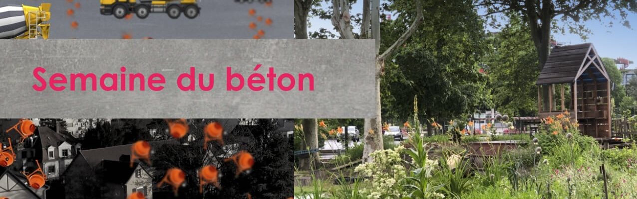 Semaine du béton – Entrée de la Robertsau – Apollonia ou le béton