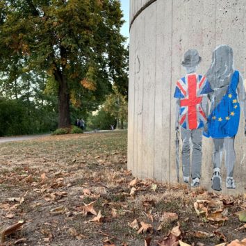 Une œuvre de street art pour célébrer l'amitié entre l'Europe et le Royaume-Uni