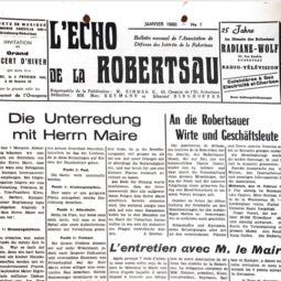 60 ans d'Echo de la Robertsau
