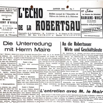60 ans d'Echo de la Robertsau