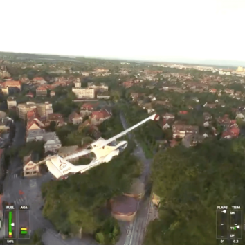 Survol de la Robertsau avec Flight Simulator 2020