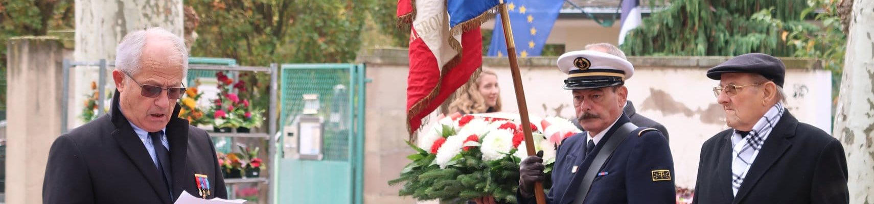 [Covid 19] 11 novembre annulation de la cérémonie mais fleurissement du monument aux morts de la Robertsau