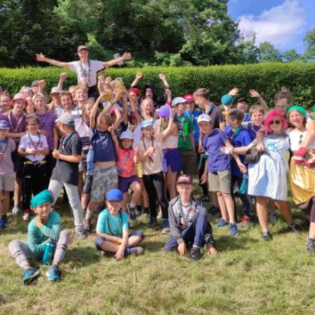 Scouts de la Robertsau : un camp groupé d'été à Plaine