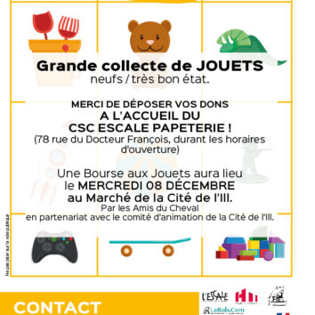 Collecte de jouets à l’Escale