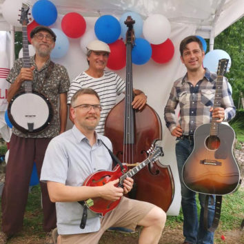 Concert acoustique du Mart O’Pickers Bluegrass Band au CINE de Bussierre