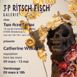 Exposition des œuvres de Catherine Wilkening chez Two Aces Tattoo Club