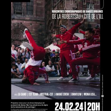 Rencontres Chorégraphiques de Danses Urbaines de la Robertsau / Cité de l'Ill   Samedi 24 février 2024 à L'Escale