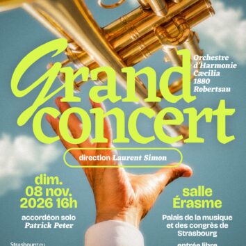 Concert de l'Harmonie Cécilia Robertsau le 8 novembre 2026 au PMC