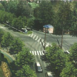 [Retrobertsau] Le drôle de visuel de l'enquête publique du Tram E en 2005